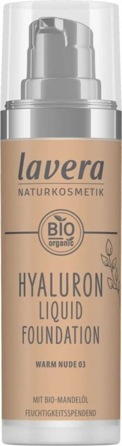 Lavera Make-up Hyaluron Liquid Foundation -Warm Nude 03-, 30 Ml -Cosmetische Kortingen Winkel 328x1200 13