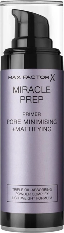 Max Factor Miracle Prep Primer Pore Minimising & Mattifying - 30 Ml -Cosmetische Kortingen Winkel 330x1200 2