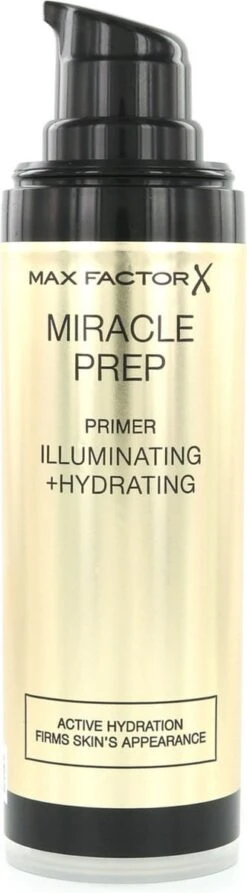Max Factor Miracle Prep Primer Illuminating & Hydrating - 000 Transparant - 30 Ml -Cosmetische Kortingen Winkel 332x1200 1