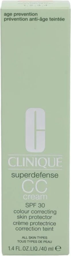 Clinique Superdefense CC Cream SPF30 - 04 Medium - CC Cream - 40 Ml -Cosmetische Kortingen Winkel 334x1200 4