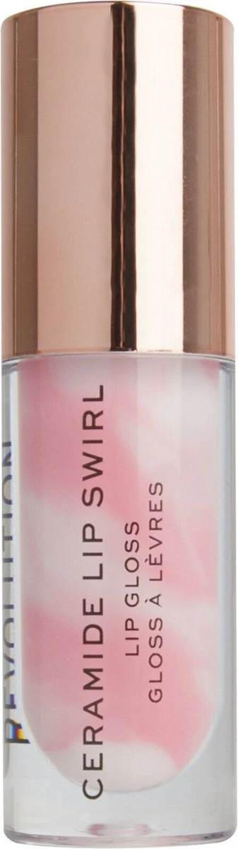 Makeup Revolution Lip Swirl Ceramide Gloss - Pure Gloss Clear - Lipgloss 4 Makeup Revolution Lip Swirl Ceramide Gloss - Pure Gloss Clear - Lipgloss - Afbeelding 2