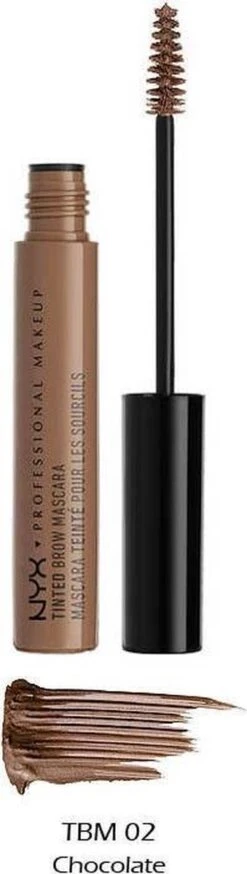 NYX Professional Makeup Tinted Brow Mascara - Chocolate TBM02 - Wenkbrauwgel -Cosmetische Kortingen Winkel 339x1200 6