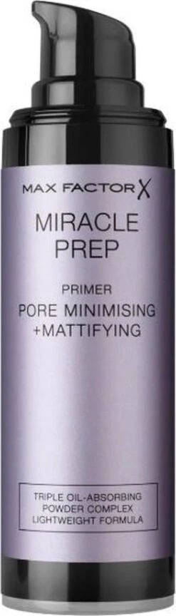 Max Factor Miracle Prep Primer Pore Minimising & Mattifying - 30 Ml -Cosmetische Kortingen Winkel 343x1200