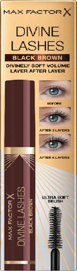 Max Factor Divine Lashes Mascara - 002 Black Brown -Cosmetische Kortingen Winkel 343x1200 6