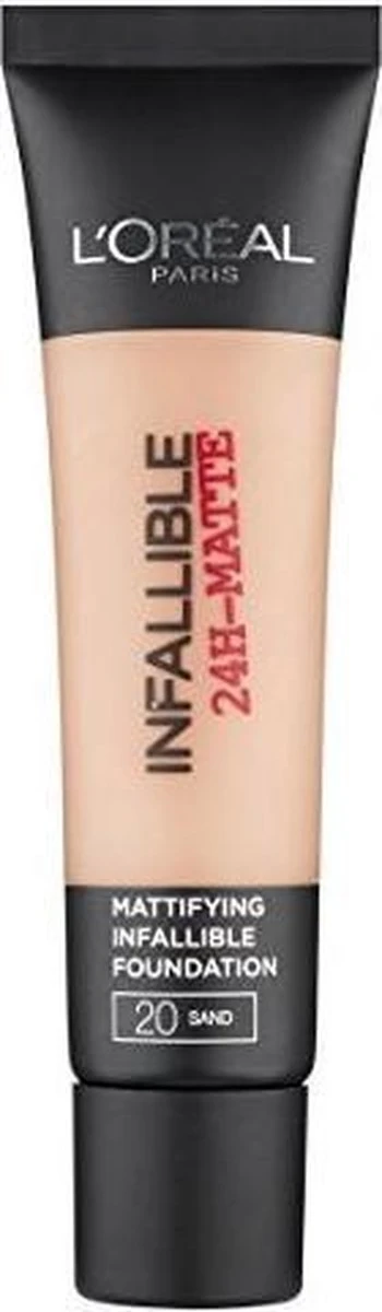 L’Oréal Paris Infallible Matte Foundation - 20 Sand 8 L’Oréal Paris Infallible Matte Foundation - 20 Sand - Afbeelding 6