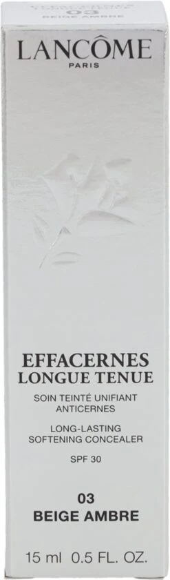 Lancôme Effacernes Longue Tenue Concealer 15 Ml - 03 Beige Ambre -Cosmetische Kortingen Winkel 353x1200