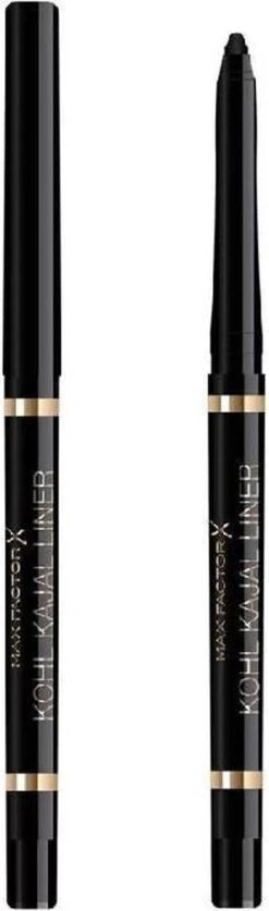 Max Factor Kohl Kajal Automatic Oogpotlood - 001 Black -Cosmetische Kortingen Winkel 354x1200 6