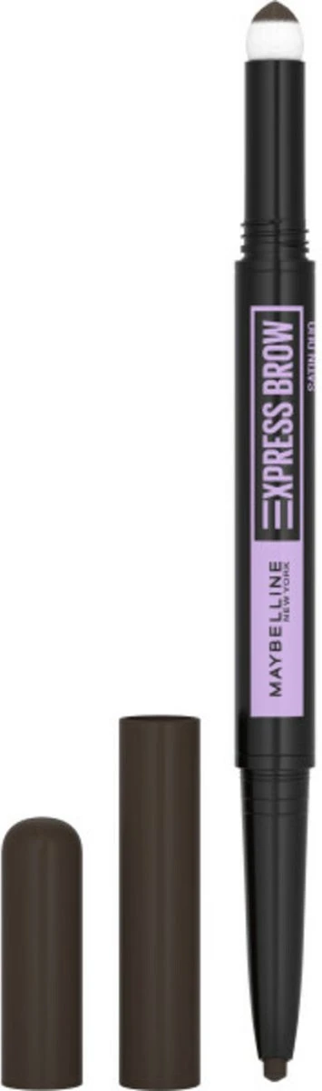 Maybelline Express Brow Duo Wenkbrauwpotlood - 05 Black Brown 4 Maybelline Express Brow Duo Wenkbrauwpotlood - 05 Black Brown - Afbeelding 2