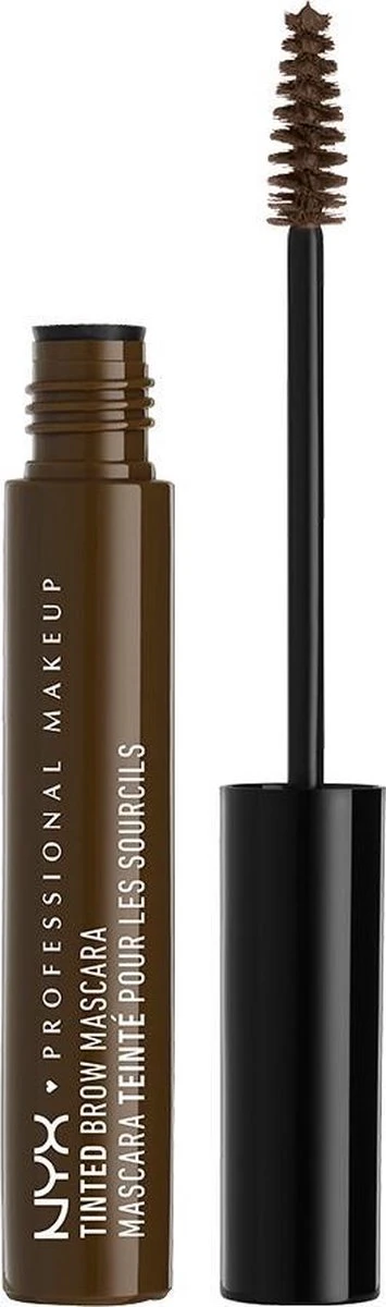 NYX Professional Makeup Tinted Brow Mascara - Espresso TBM04 - Wenkbrauwgel - 6,2 Gr 3 NYX Professional Makeup Tinted Brow Mascara - Espresso TBM04 - Wenkbrauwgel - 6,2 Gr