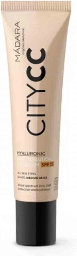 MÁDARA Anti-Pollution CC Cream SPF15 Medium Beige 40ml - Hyaluronzuur -UVA/UVB -Cosmetische Kortingen Winkel 361x1200 7