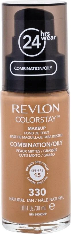Revlon Colorstay Foundation With Pump - 330 Natural Tan (Oily Skin) 20 Revlon Colorstay Foundation With Pump - 330 Natural Tan (Oily Skin) -Cosmetische Kortingen Winkel 366x1200 2