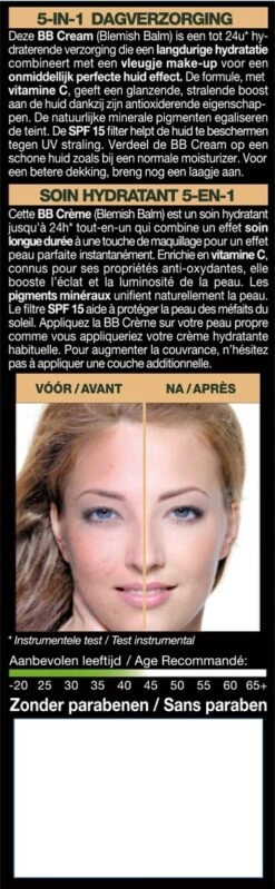 Garnier SkinActive - BB Cream Classic Light 5-in-1 Dagverzorging - 50ml - Getinte Dagcrème 21 Garnier SkinActive - BB Cream Classic Light 5-in-1 Dagverzorging - 50ml - Getinte Dagcrème -Cosmetische Kortingen Winkel 371x1200 3