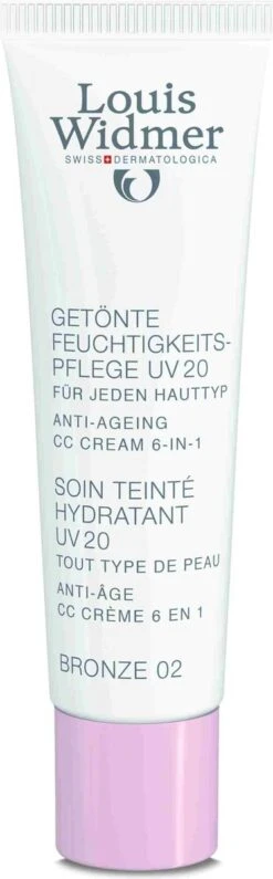 Louis Widmer CC-cream (getinte Dagverzorging UV20) Nr.2 Bronze Ongeparfumeerd -Cosmetische Kortingen Winkel 373x1200 3