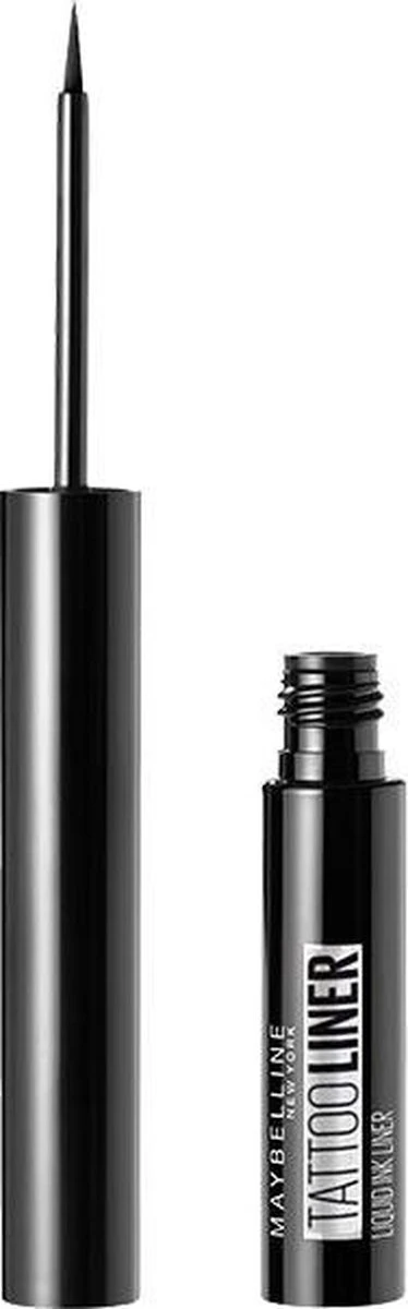Maybelline New York Tattoo Studio Tattoo Liner - Liquid Ink - 710 Inked Black – Zwart - Ultra Langhoudende Liquid Eyeliner 21 Maybelline New York Tattoo Studio Tattoo Liner - Liquid Ink - 710 Inked Black – Zwart - Ultra Langhoudende Liquid Eyeliner - Afbeelding 19