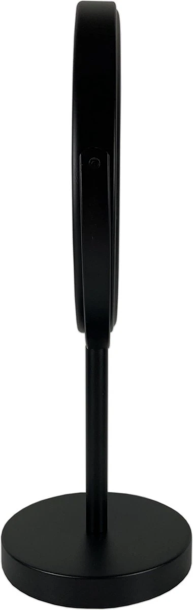 Metalen Make-up Spiegel Mat Zwart- 10x Vergroting 18cmØ 4 Metalen Make-up Spiegel Mat Zwart- 10x Vergroting 18cmØ - Afbeelding 2