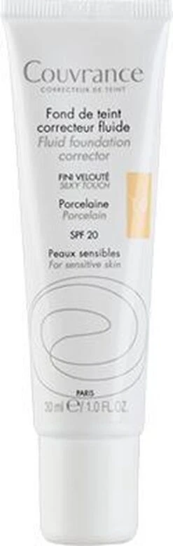 Avene Couvrance Fluid Foundation Corrector SPF20 30ml -Cosmetische Kortingen Winkel 382x1200 1