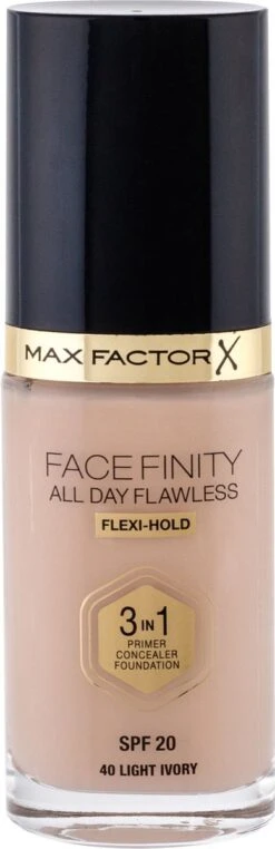 Max Factor Facefinity All Day Flawless 3-in-1 Liquid Foundation - 050 Natural 34 Max Factor Facefinity All Day Flawless 3-in-1 Liquid Foundation - 050 Natural -Cosmetische Kortingen Winkel 389x1200 2