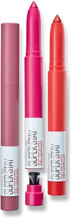 Maybelline SuperStay Ink Crayon Matte Lipstick - 20 Enjoy The View -Cosmetische Kortingen Winkel 394x1200 3