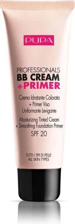 Pupa Milano Professionals BB Cream + Primer - 002 Sand -Cosmetische Kortingen Winkel 403x1200 5