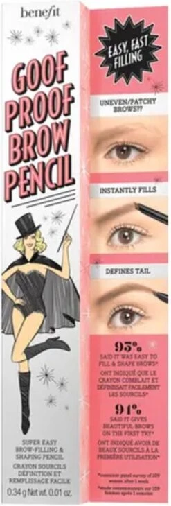 Benefit Goof Proof Brow Shaping Pencil 06 Cool Soft Black 13 Benefit Goof Proof Brow Shaping Pencil 06 Cool Soft Black -Cosmetische Kortingen Winkel 406x1200 7