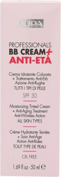 PUPA Milano Pupa Professionals BB Creme Anti-Eta SPF30 002 Sand -Cosmetische Kortingen Winkel 418x1200 3