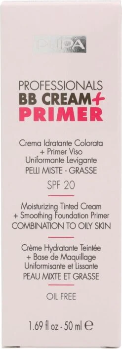 Pupa BB Cream + Primer For Combination To Oily Skin - 002 Sand -Cosmetische Kortingen Winkel 420x1200 2
