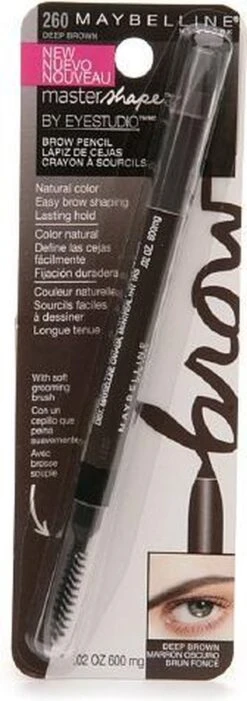 Maybelline Master Shape Brow Pencil - Deep Brown - Donkerbruin - Wenkbrauwpotlood -Cosmetische Kortingen Winkel 423x1200 6