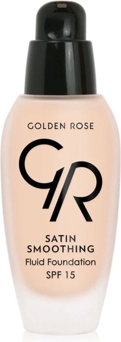 Golden Rose Satin Smoothing Fluid Foundation NO: 28 Vloeibare Foundation Met SPF15 En Vitamine E -Cosmetische Kortingen Winkel 428x1200 1