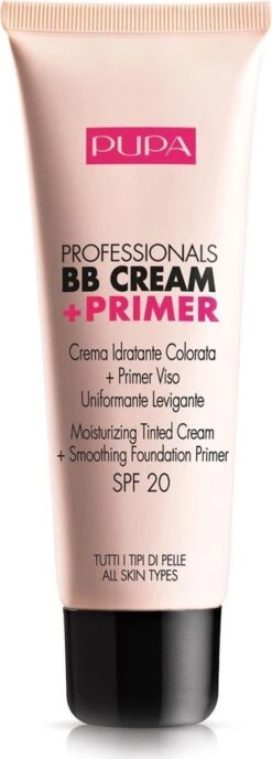 Pupa Milano Professionals BB Cream + Primer - Nude 001 -Cosmetische Kortingen Winkel 430x1200 1