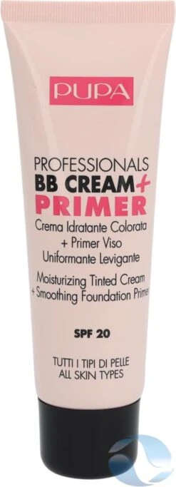 Pupa Milano Professionals BB Cream + Primer - 002 Sand -Cosmetische Kortingen Winkel 434x1200 2