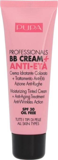 Pupa Milano Professionals BB Cream + Anti-Eta - 001 Nude -Cosmetische Kortingen Winkel 437x1200 4