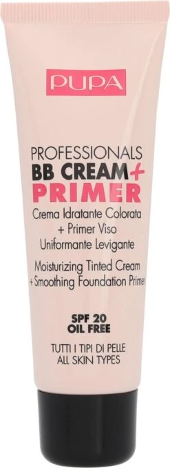 Pupa Milano Professionals BB Cream + Primer - Nude 001 -Cosmetische Kortingen Winkel 438x1200 5