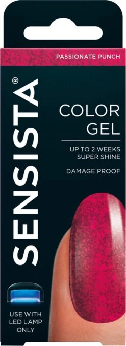 Sensista Color Gel Passionate Punch - Rood/roze Glitter -Cosmetische Kortingen Winkel 439x1200 11