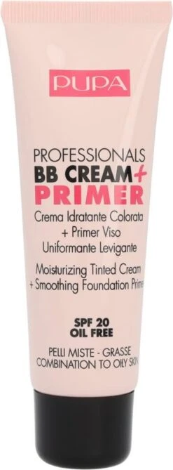Pupa BB Cream + Primer For Combination To Oily Skin - 002 Sand -Cosmetische Kortingen Winkel 443x1200 3