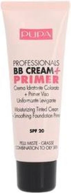 Pupa Milano BB Cream + Primer For Combination To Oily Skin - 001 Nude -Cosmetische Kortingen Winkel 444x1200 1