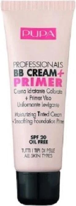 Pupa Milano Professionals BB Cream + Primer - Nude 001 -Cosmetische Kortingen Winkel 444x1200 3