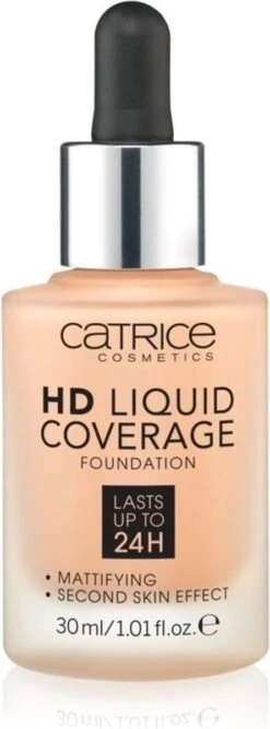 Catrice - Liquid Make-Up HD Liquid Coverage (Foundation) 30 Ml 030 Sand Beige - -Cosmetische Kortingen Winkel 445x1200