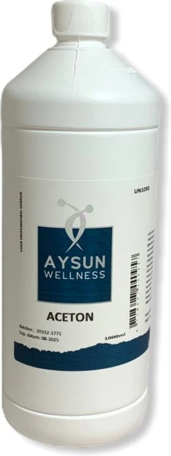 Aceton 500 Ml - Aysun - Voor Een Vlotte Verwijdering Van Nagellak, Gellak, Gelpolish,acrylgel,polygel, ...