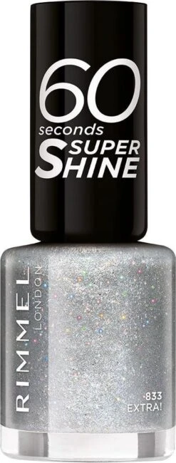 Rimmel London 60 Seconds Nagellak Special Effect Glitter - 33 Zilver 10 Rimmel London 60 Seconds Nagellak Special Effect Glitter - 33 Zilver -Cosmetische Kortingen Winkel 456x1200 7