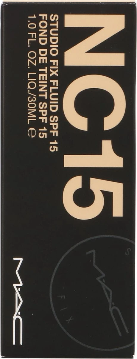 MAC Cosmetics Studio Fix Fluid Foundation - NC15 18 MAC Cosmetics Studio Fix Fluid Foundation - NC15 - Afbeelding 16