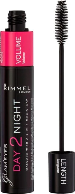 Rimmel London Day2Night 2-in-1 Mascara Voor Een Dag- En Avondlook - 001 Black -Cosmetische Kortingen Winkel 464x1200 3