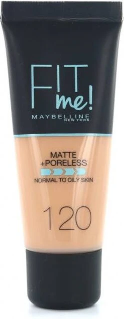 Maybelline Fit Me Matte & Poreless Foundation - 120 Classic Ivory -Cosmetische Kortingen Winkel 465x1200