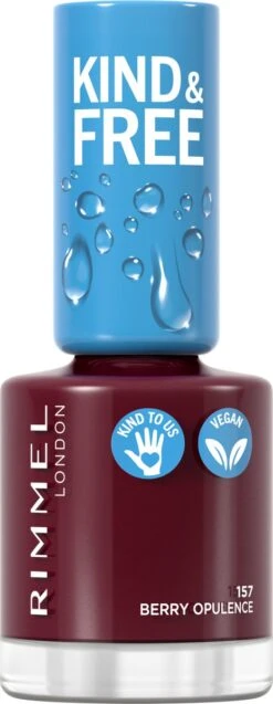 Rimmel London KIND & FREE Vegan Nagellak - 157 Berry Opulence