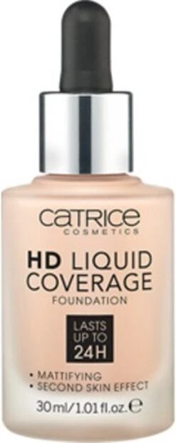 Catrice - Liquid Make-Up HD Liquid Coverage (Foundation) 30 Ml 030 Sand Beige - -Cosmetische Kortingen Winkel 477x1200 1