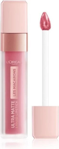 L'Oréal Paris Les Macarons Langhoudende Matte Lipstick - 818 Dose Of Rose – Roze – 6,7 Ml -Cosmetische Kortingen Winkel 477x1200 2