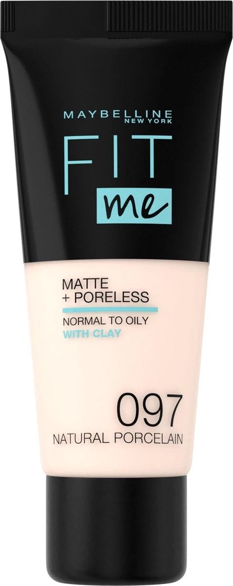 Maybelline New York - Fit Me Matte + Poreless Foundation - 097 Natural - 30 Ml 3 Maybelline New York - Fit Me Matte + Poreless Foundation - 097 Natural - 30 Ml