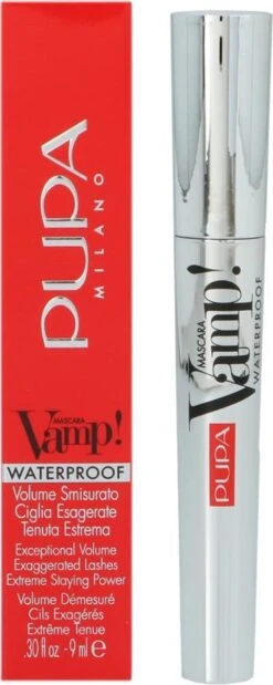 Pupa Milano Vamp! Waterproof Mascara - 001 Extra Black -Cosmetische Kortingen Winkel 479x1200 3