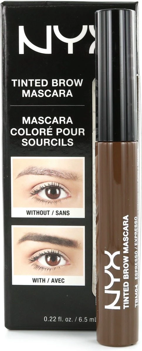 NYX Professional Makeup Tinted Brow Mascara - Espresso TBM04 - Wenkbrauwgel - 6,2 Gr 9 NYX Professional Makeup Tinted Brow Mascara - Espresso TBM04 - Wenkbrauwgel - 6,2 Gr - Afbeelding 7