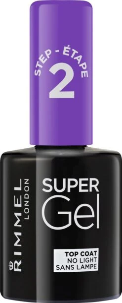 Rimmel London Super Gel Nagellak Stap 2 Top Coat - 00 Transparant