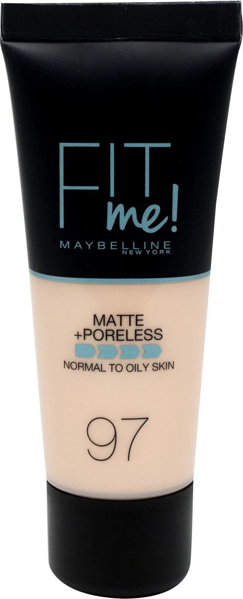 Maybelline New York - Fit Me Matte + Poreless Foundation - 097 Natural - 30 Ml 12 Maybelline New York - Fit Me Matte + Poreless Foundation - 097 Natural - 30 Ml - Afbeelding 10